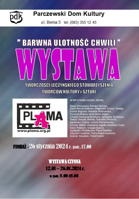 wystawa plama